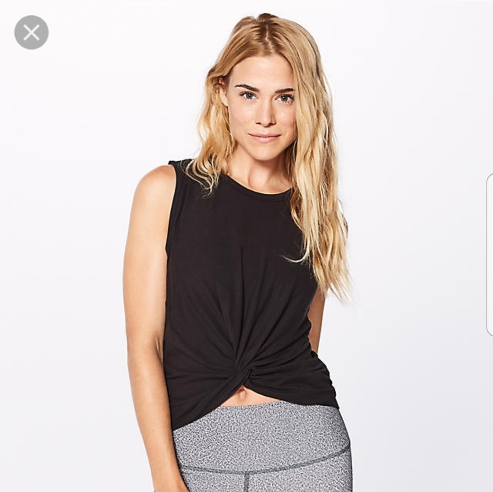 ISO Black and White Crescent tank/tee